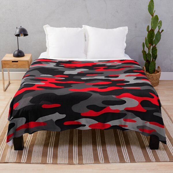Item preview, Red and Black Camouflage designed and sold by TheCamoShop.