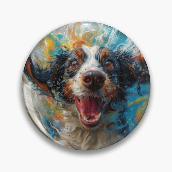 Item preview, Joyful Doggo Design, Pooch with an Attitude, Happy Dog Tee designed and sold by Terry-Salsa.