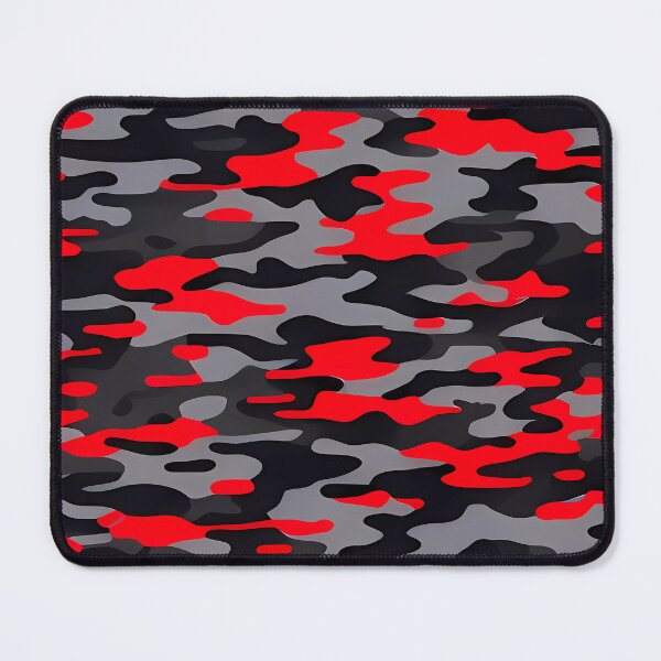 Item preview, Red and Black Camouflage designed and sold by TheCamoShop.
