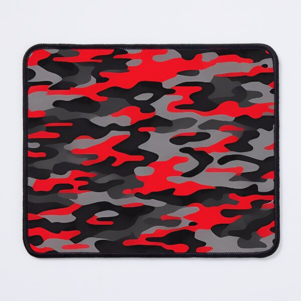Item preview, Red and Black Camouflage designed and sold by TheCamoShop.