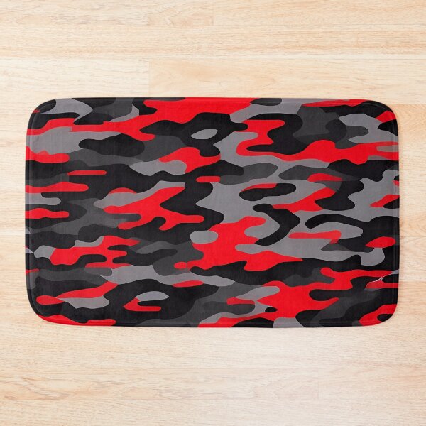 Item preview, Red and Black Camouflage designed and sold by TheCamoShop.