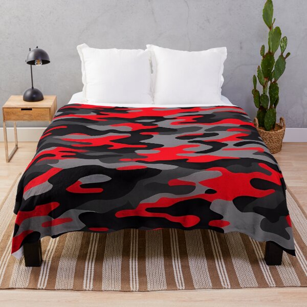Item preview, Red and Black Camouflage designed and sold by TheCamoShop.