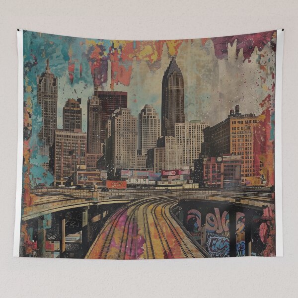 Item preview, Abstract Art #7 (Detroit) designed and sold by jwalk.