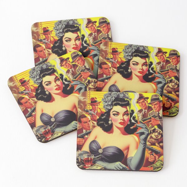 Item preview, 1950s Pulp Woman designed and sold by PulpVintage.