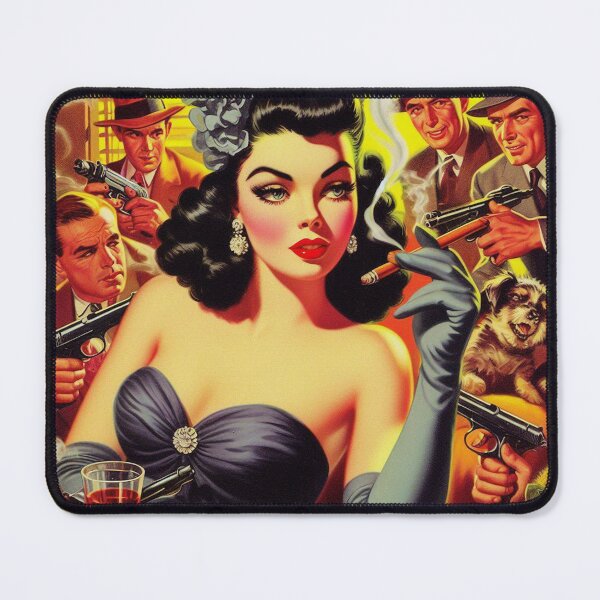 Item preview, 1950s Pulp Woman designed and sold by PulpVintage.