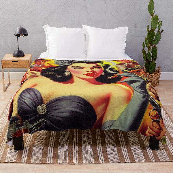 Item preview, 1950s Pulp Woman designed and sold by PulpVintage.