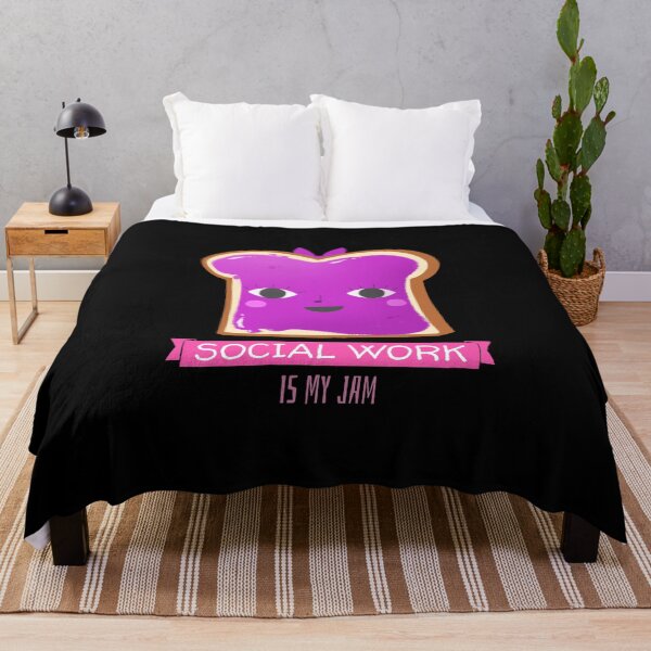 Item preview, Social work is my jam designed and sold by wittyprinttop.