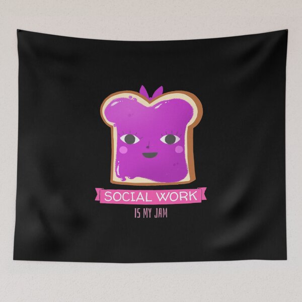 Item preview, Social work is my jam designed and sold by wittyprinttop.
