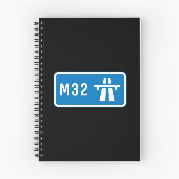 Item preview, Bristol Bound - Blue M32 Motorway Sign designed and sold by WilliamsonMedia.