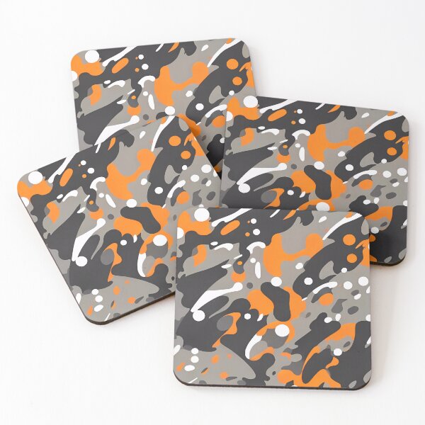 Item preview, Splatter Orange Camouflage designed and sold by TheCamoShop.