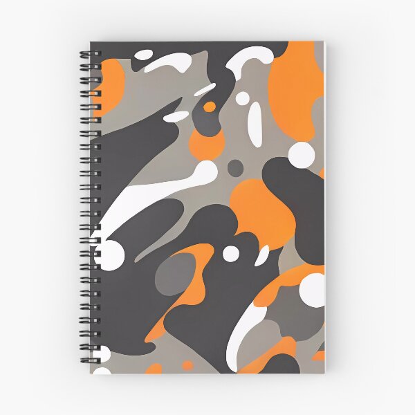 Artikelvorschau, Splatter-Orange-Tarnung entworfen und verkauft von TheCamoShop.