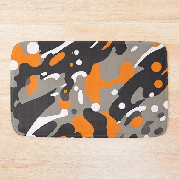 Artikelvorschau, Splatter-Orange-Tarnung entworfen und verkauft von TheCamoShop.
