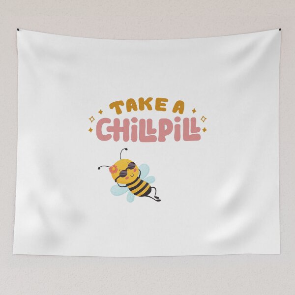 Item preview, Take a chill pill bee designed and sold by PatiMN.