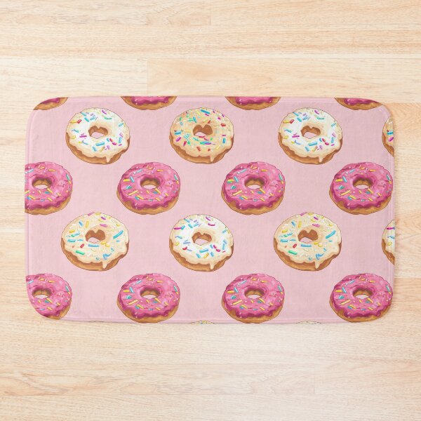 Item preview, Donuts Pink Doughnuts Pattern designed and sold by RR-Arts.