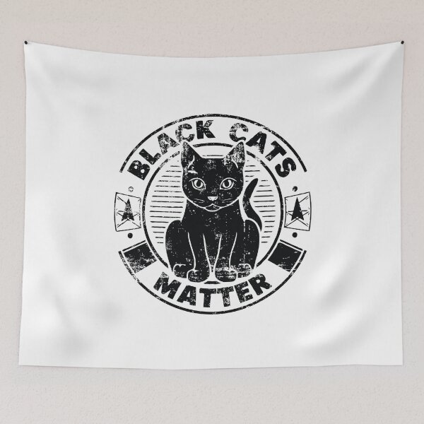 Item preview, Black Cats Matter designed and sold by VeganAnimal.