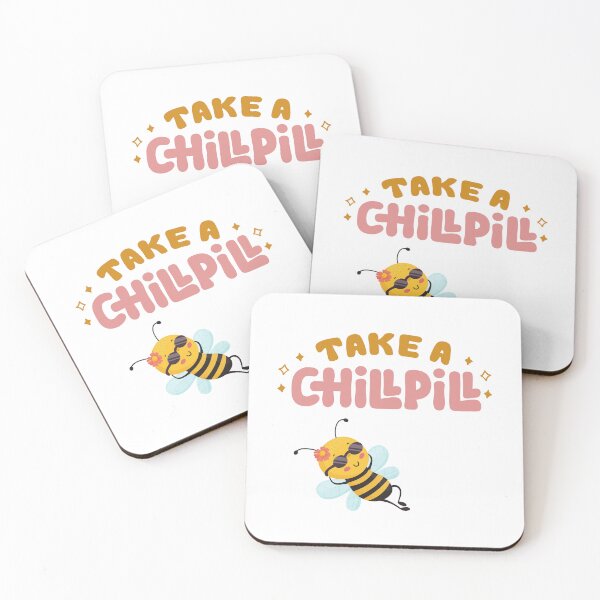 Item preview, Take a chill pill bee designed and sold by PatiMN.