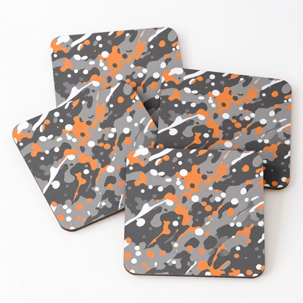 Item preview, Splatter Orange Camouflage designed and sold by TheCamoShop.