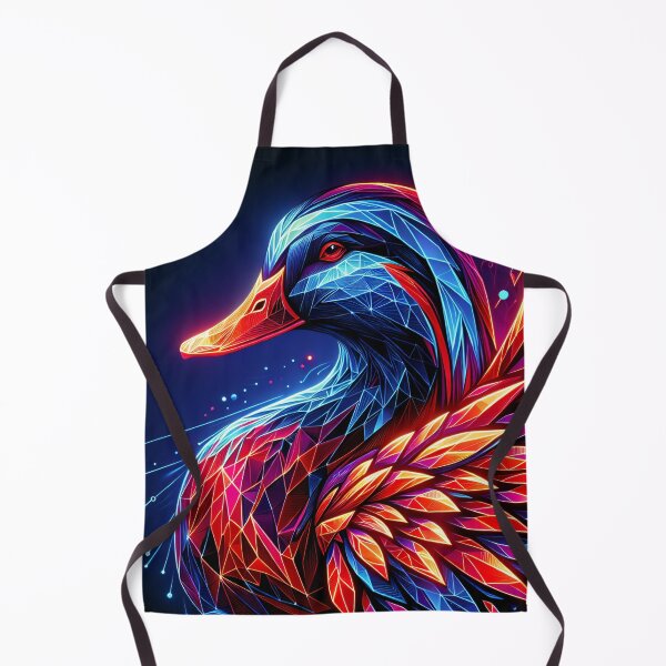 Item preview, Neon Polygonal Duck designed and sold by T-NeonSt.