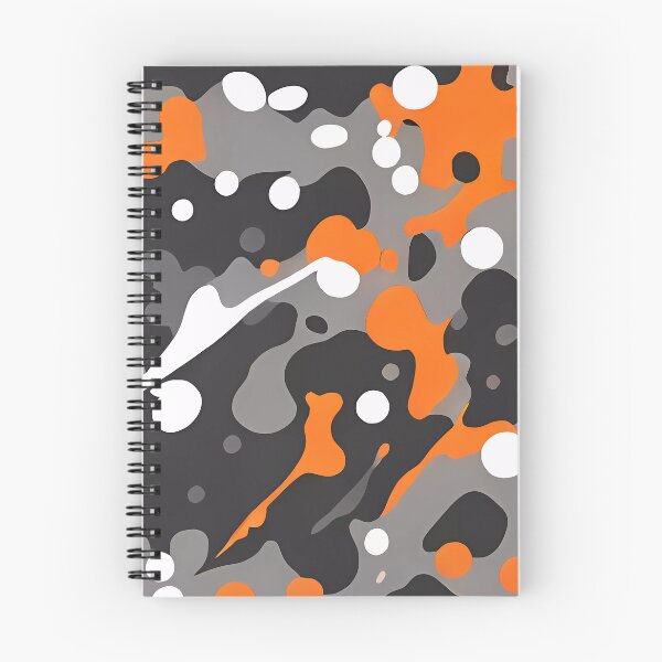 Artikelvorschau, Splatter-Orange-Tarnung entworfen und verkauft von TheCamoShop.
