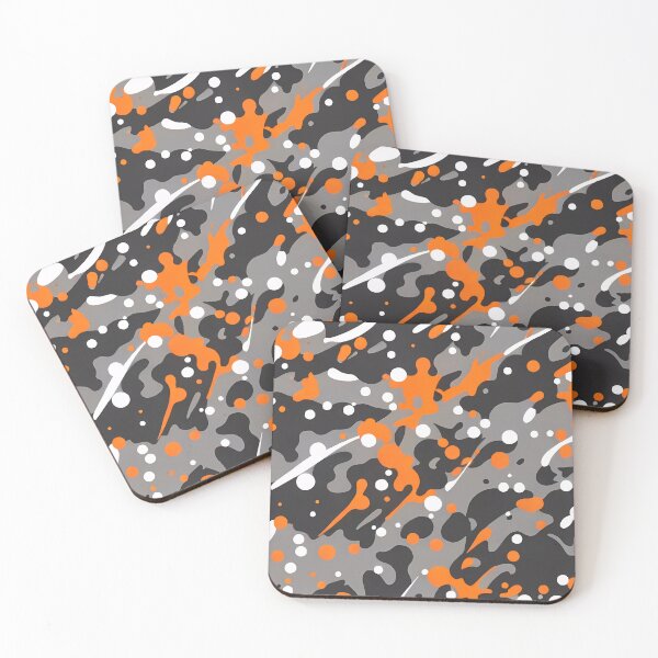 Item preview, Splatter Orange Camouflage designed and sold by TheCamoShop.