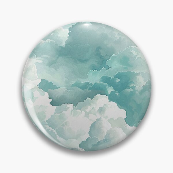Item preview, Cyan Clouds, Seamless Pattern designed and sold by patternicco.