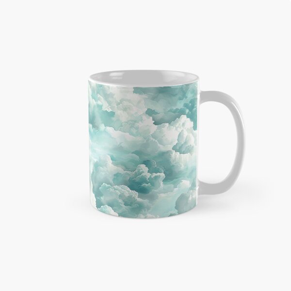 Item preview, Cyan Clouds, Seamless Pattern designed and sold by patternicco.