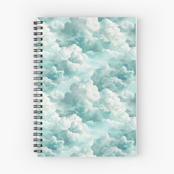 Item preview, Cyan Clouds, Seamless Pattern designed and sold by patternicco.