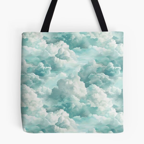 Item preview, Cyan Clouds, Seamless Pattern designed and sold by patternicco.
