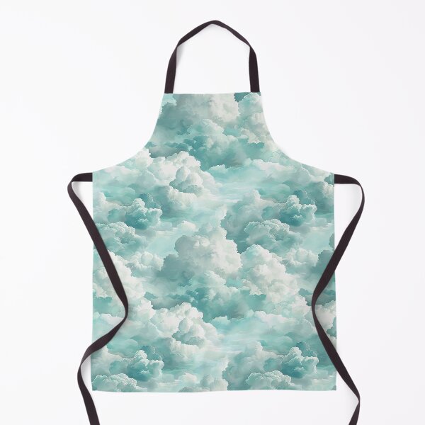 Item preview, Cyan Clouds, Seamless Pattern designed and sold by patternicco.
