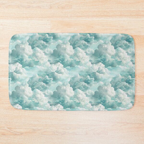Item preview, Cyan Clouds, Seamless Pattern designed and sold by patternicco.
