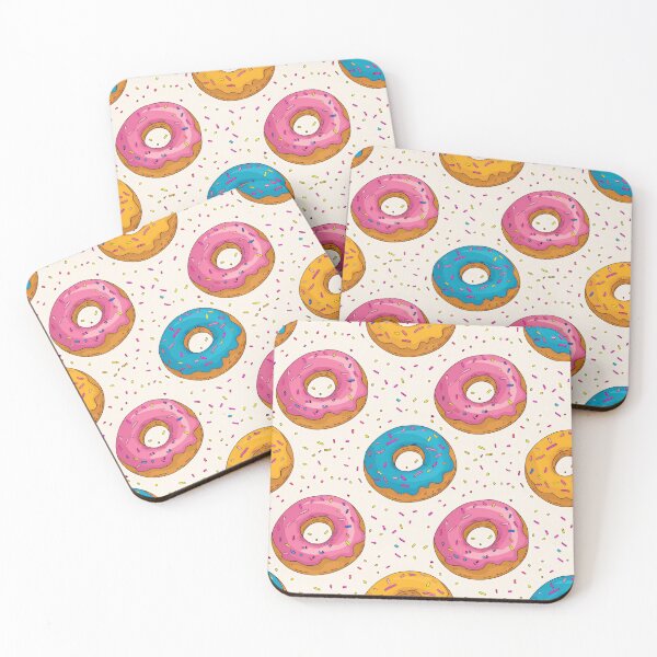 Item preview, Donuts Simple Doughnuts Pattern designed and sold by RR-Arts.