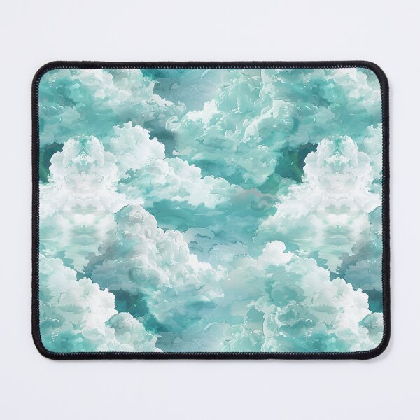 Item preview, Cyan Clouds, Seamless Pattern designed and sold by patternicco.