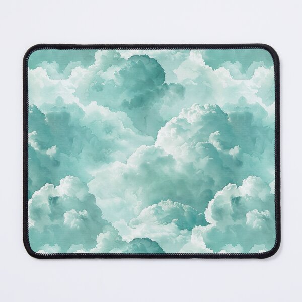 Item preview, Cyan Clouds, Seamless Pattern designed and sold by patternicco.