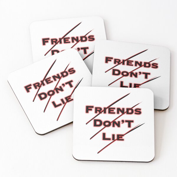 Item preview, Friends Don’t Lie designed and sold by BubbleFluffCo.