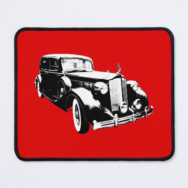 Item preview, Packard Eight 1930s American classic car block black/white designed and sold by soitwouldseem.