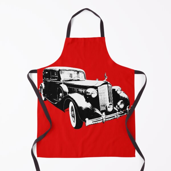 Item preview, Packard Eight 1930s American classic car block black/white designed and sold by soitwouldseem.
