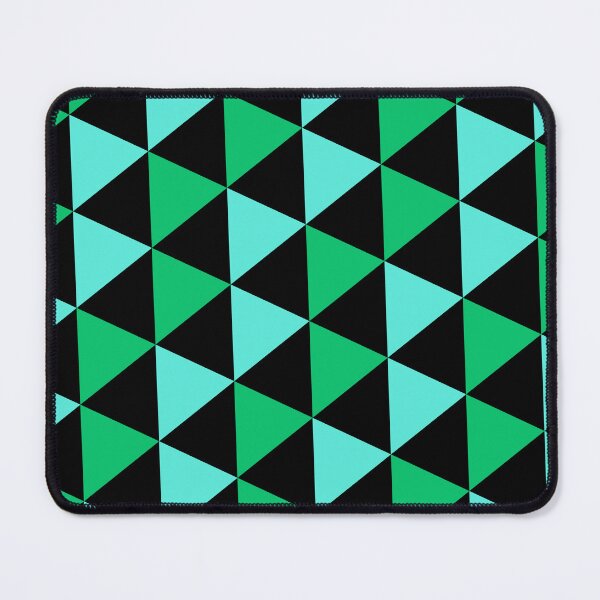 Item preview, Shades Of Green Stacked Triangles Supreme Templates Black  designed and sold by Alchemy-A-La-G.