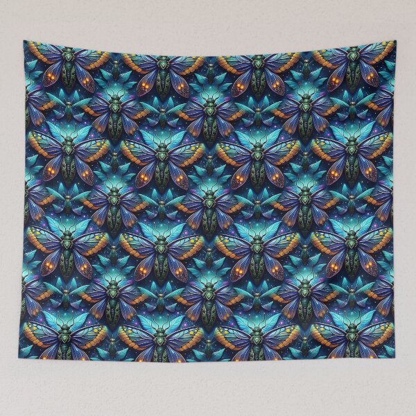 Item preview, Vibrant Butterfly Pattern with Luminous Accents designed and sold by Rostislav Bouda.