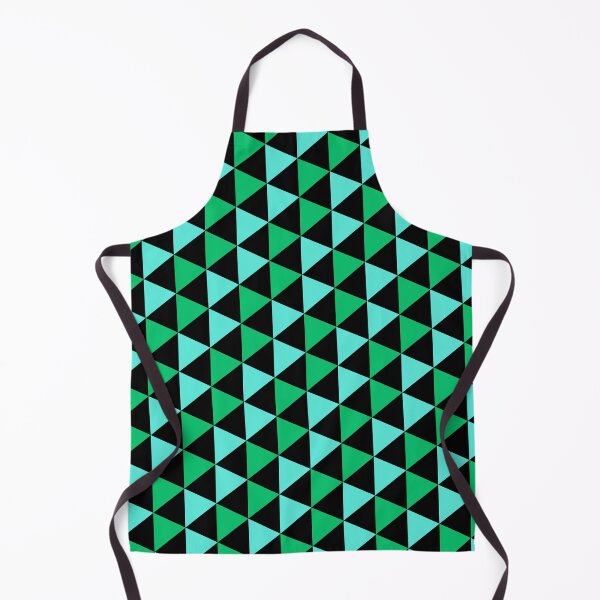 Item preview, Shades Of Green Stacked Triangles Supreme Templates Black designed and sold by Alchemy-A-La-G.