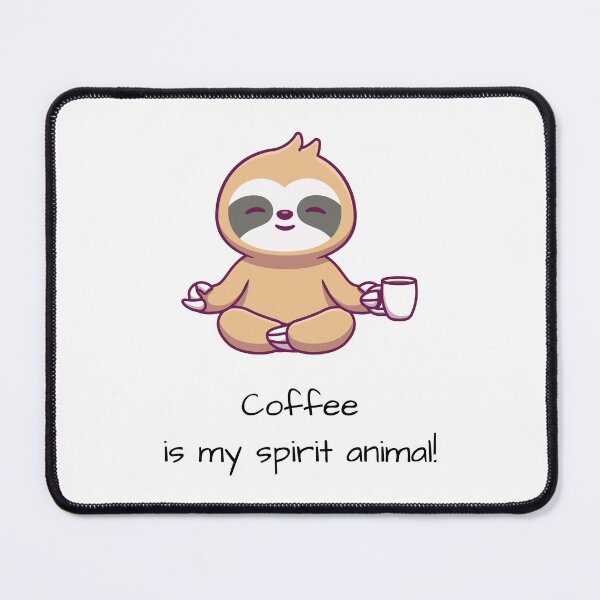 Item preview, Coffee sloth designed and sold by PatiMN.
