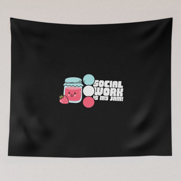 Item preview, Social work is my jam designed and sold by wittyprinttop.