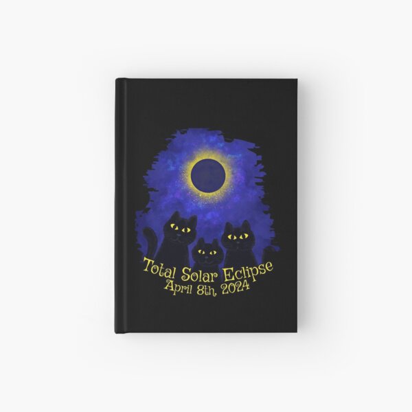 Item preview, Cat Total Solar Eclipse 2024 designed and sold by SeledineArt.