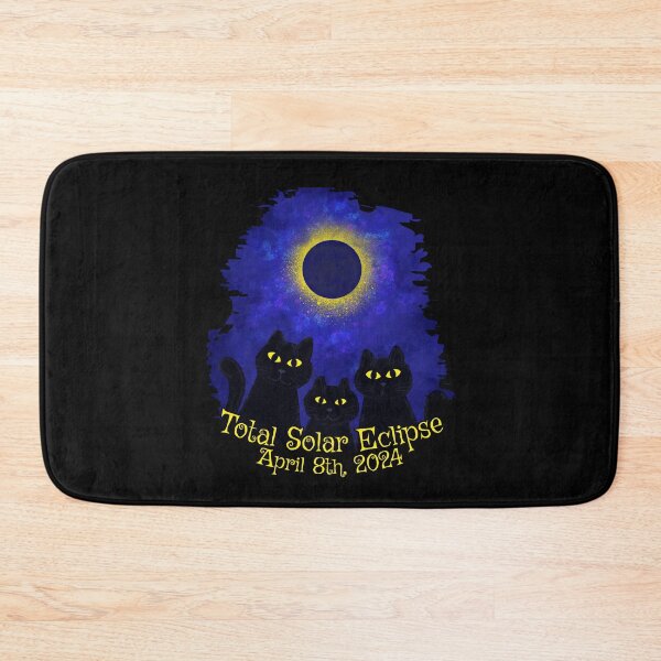 Item preview, Cat Total Solar Eclipse 2024 designed and sold by SeledineArt.