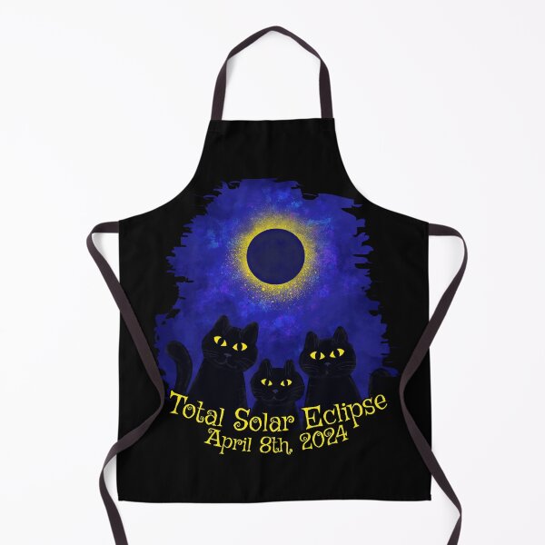 Item preview, Cat Total Solar Eclipse 2024 designed and sold by SeledineArt.
