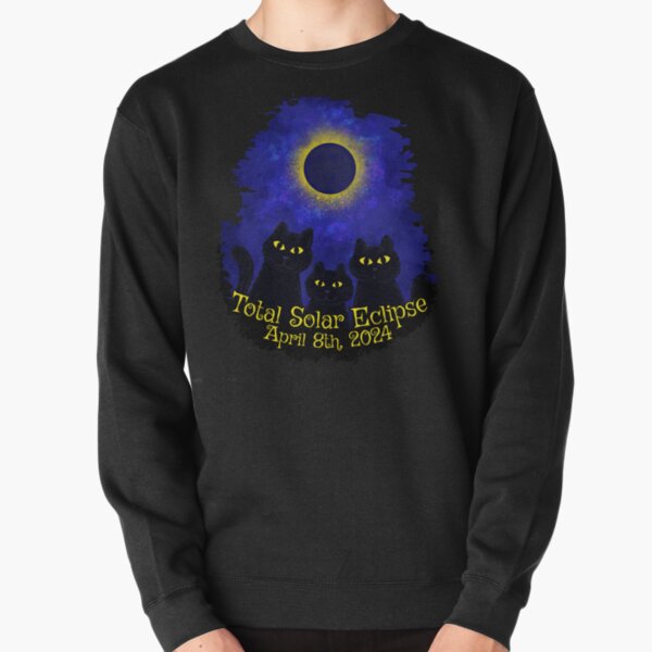 Item preview, Cat Total Solar Eclipse 2024 designed and sold by SeledineArt.