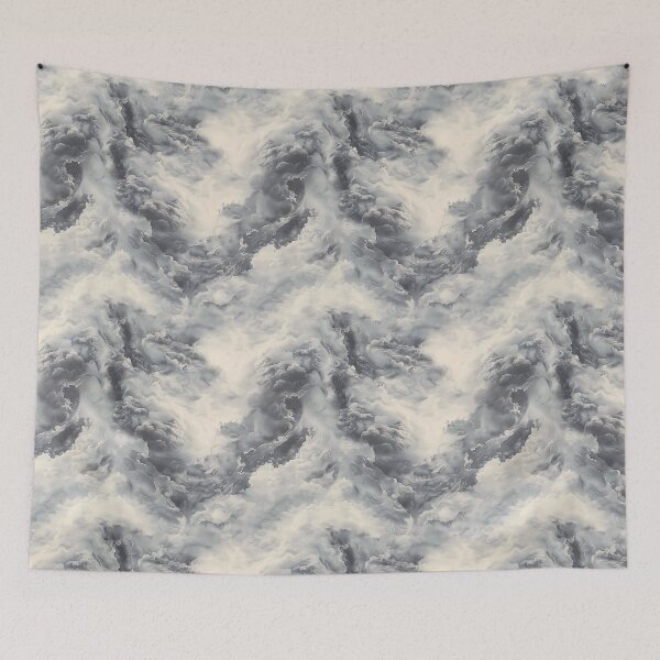 Item preview, Gray Clouds, Seamless Pattern designed and sold by patternicco.