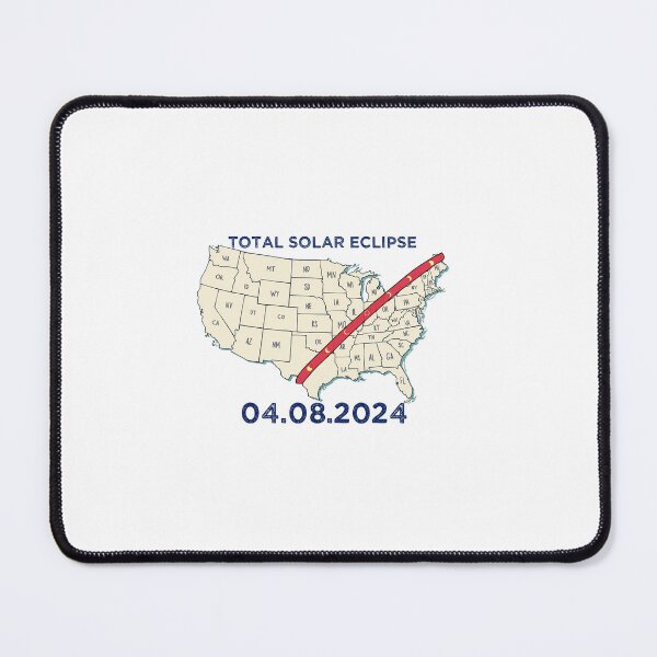 Item preview, Simple Total Solar Eclipse Path USA 08.04.2024 Eclipse Souvenir designed and sold by ArtByKatti.