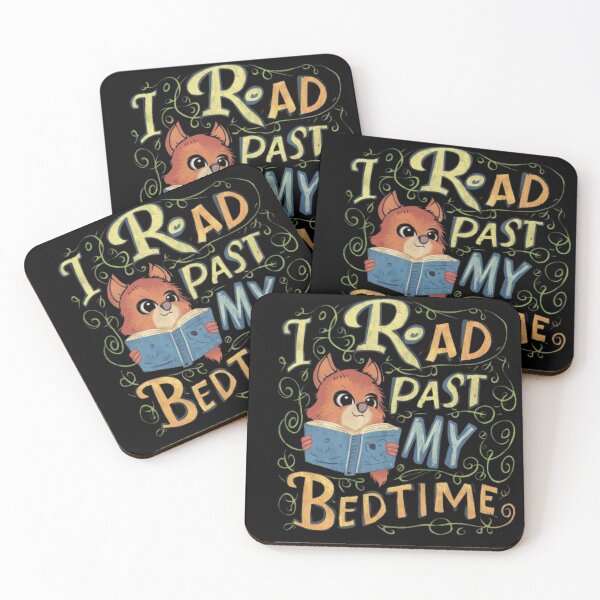 Item preview, I Read Past My Bedtime Cat designed and sold by Obinne.