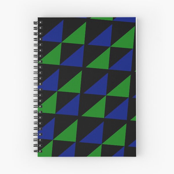 Item preview, Blue & Green Triangle Infinite Pyramid Supreme Templates Black designed and sold by Alchemy-A-La-G.