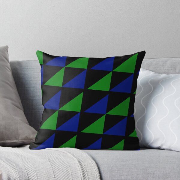 Item preview, Blue & Green Triangle Infinite Pyramid Supreme Templates Black designed and sold by Alchemy-A-La-G.